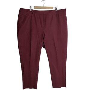 WHBM The Slim Ankle Pants Rust Color  Womans 22W